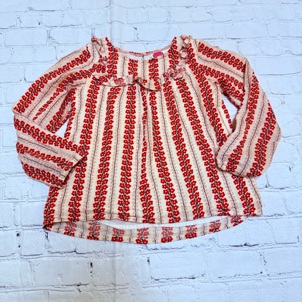Mini Boden Floral Blouse